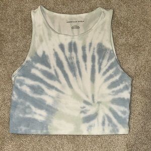 Cropped tank tie dye top from American Eagle. Size M.